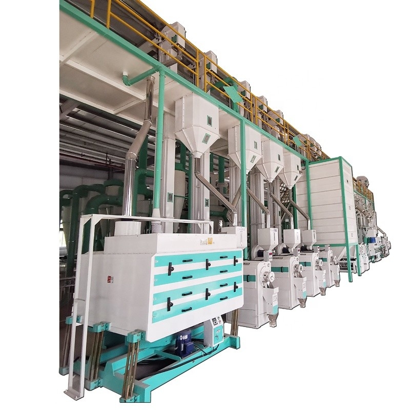 120 Tons Per Day Complete Rice Mill Plant Paddy Processing Machine